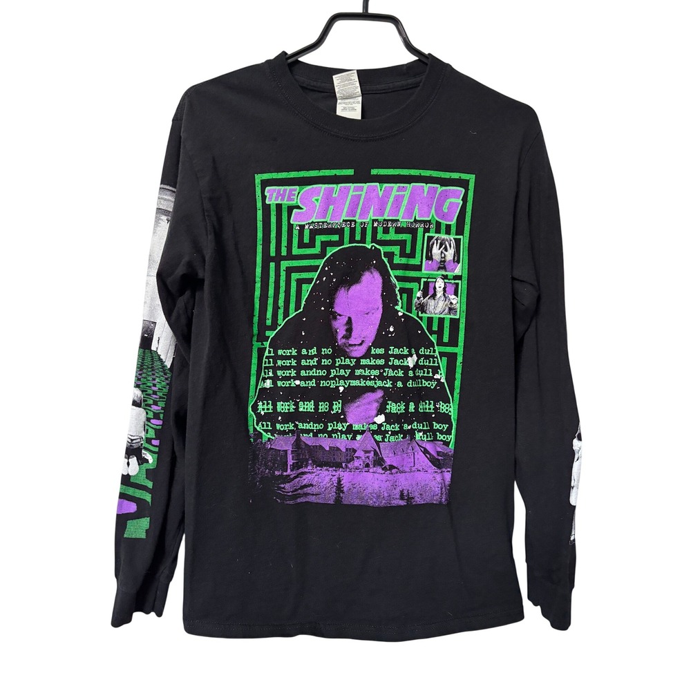 Graveyard Goods The Shining Horror Movie Graphic Long Sleeve Shirt Black Small